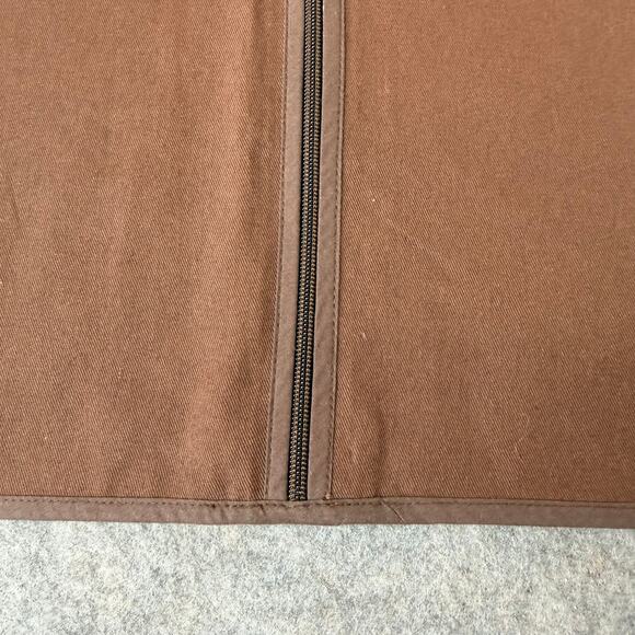 Authentic Louis Vuitton LV Brown Garment Bag Hanging Zip Up 23"x39" - Picture 6 of 9